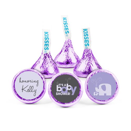 Personalized Baby Shower Baby Elephant Hershey's Kisses