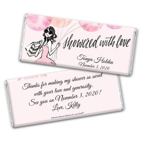 Bonnie Marcus Collection Personalized Chocolate Bar Wrappers Bridal Shower Blithe Spirit Personalized