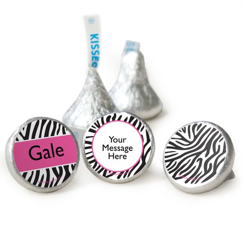 Birthday Zebra Personalized Assembled Kisses
