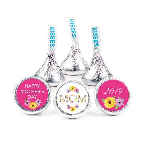 Personalized Bonnie Marcus Mother's Day Mom in Flowers 3/4" Stickers (108 Stickers)