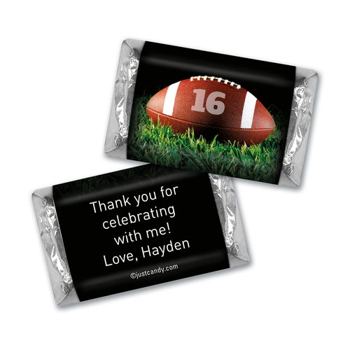 Birthday Personalized Hershey's Miniatures Football Touchdown