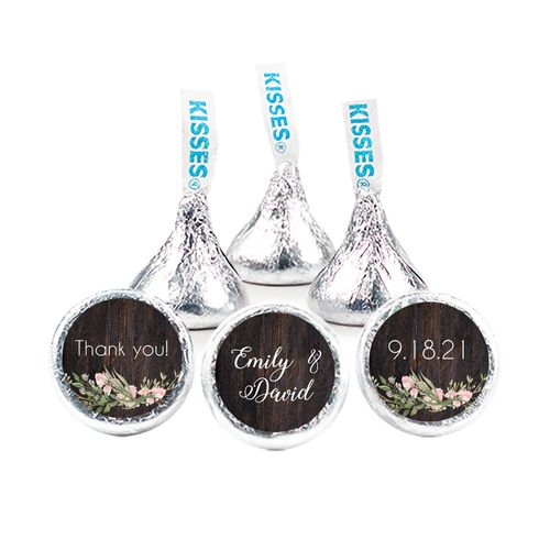 Personalized Wedding Rustic Romance Hershey's Kisses