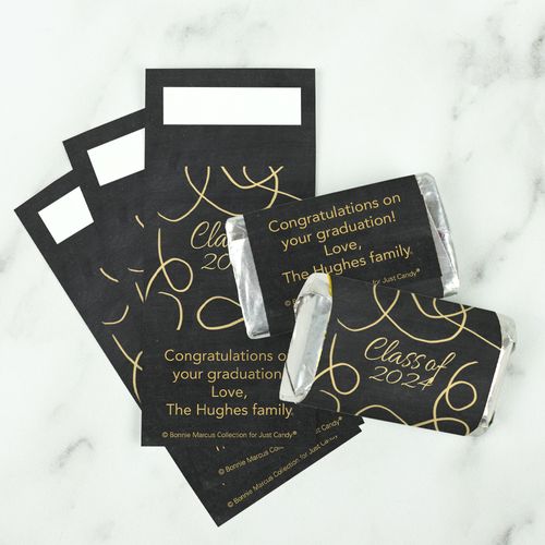 Personalized Bonnie Marcus Collection Chalkboard Graduation Mini Wrappers