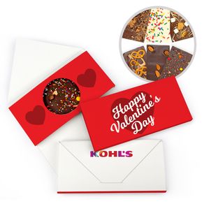 Personalized Valentine's Day Add Your Logo Gourmet Infused Belgian Chocolate Bars (3.5oz)