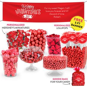 Valentine's Day Party Candy Buffets