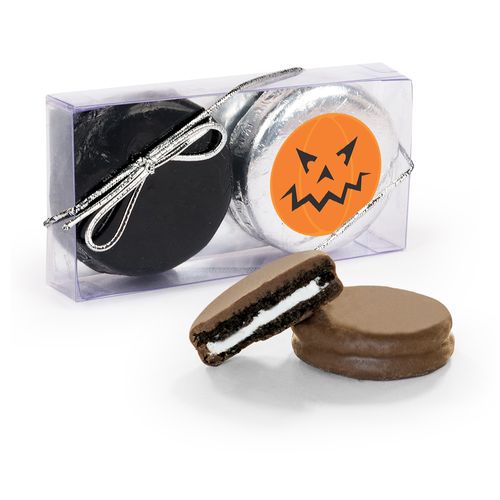 Halloween Pumpkin Chocolate Covered Oreo Cookies 2PK