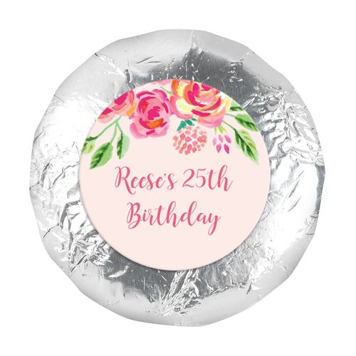 Bonnie Marcus Collection Birthday In the Pink Birthday Favors 1.25" Stickers (48 Stickers)
