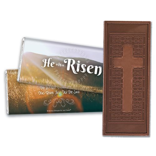 Personalized Easter Divine Scenery Embossed Chocolate Bars