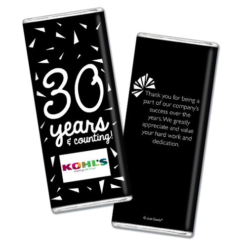 Personalized Birthday Add Your Logo Confetti Chocolate Bar & Wrapper