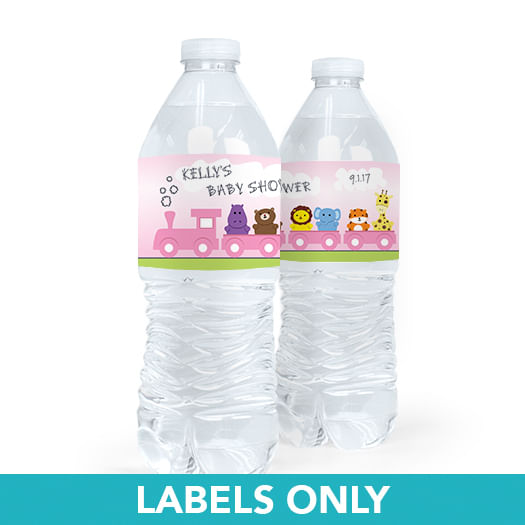 Personalized Baby Shower Baby Express Water Bottle Sticker Labels (5 ...