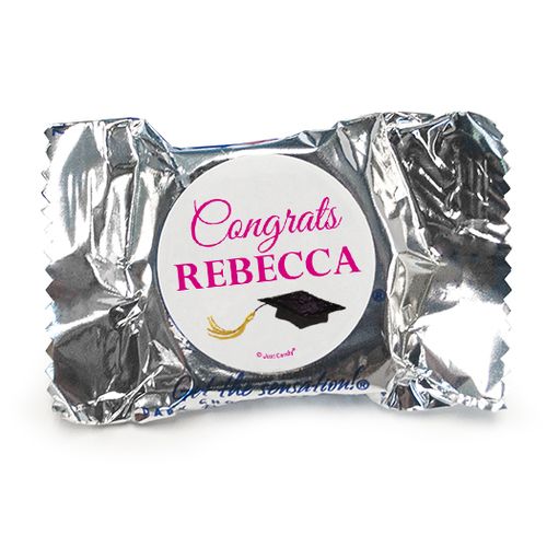 Personalized Bonnie Marcus Gorgeous Grad Blonde York Peppermint Patties - pack of 70