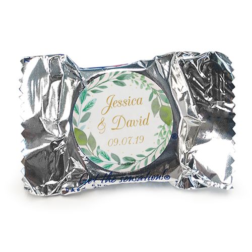 Personalized Wedding Forever Foliage York Peppermint Patties