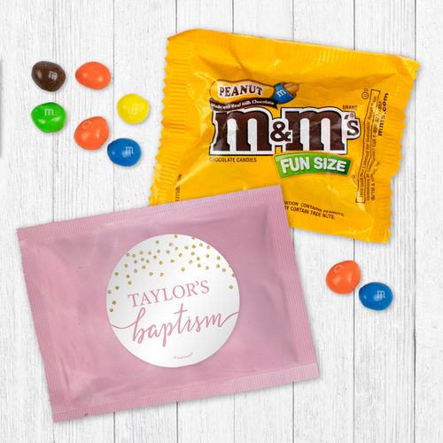 Personalized Bonnie Marcus Baptism Confetti Peanut M&Ms