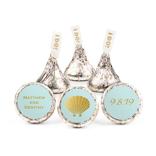 Personalized Wedding Shell Hershey's Kisses