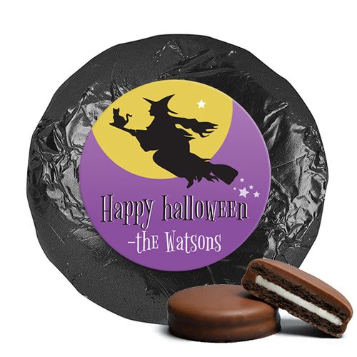 Personalized Halloween Witch Chocolate Covered Oreos