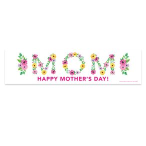 Personalized Bonnie Marcus Mother's Day 5 Ft. Banner
