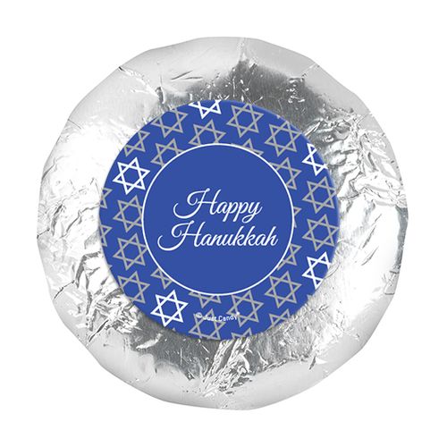 Hanukkah Festive Patern 1.25" Stickers (48 Stickers)