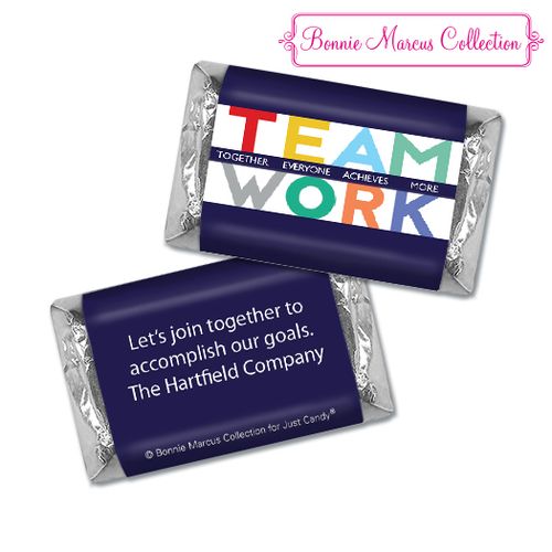 Personalized Bonnie Marcus Collection Teamwork Acrostic Hershey's Miniatures