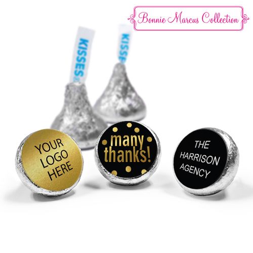 Personalized Business Many Thanks Hershey's Kisses