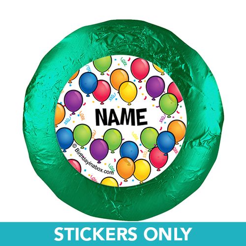 Birthday Glitz Personalized 1.25" Stickers (48 Stickers)