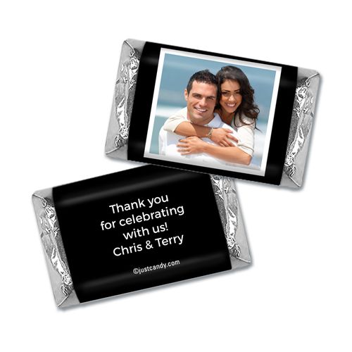 Anniversary Personalized Hershey's Miniatures Wrappers Photo & Message