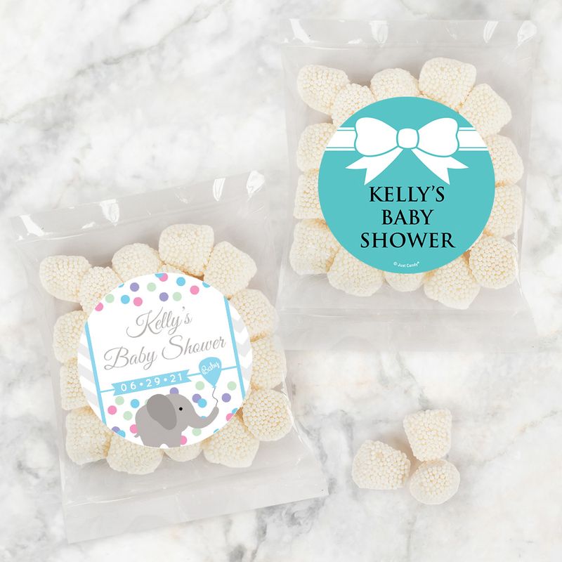 Personalized baby sale shower candy