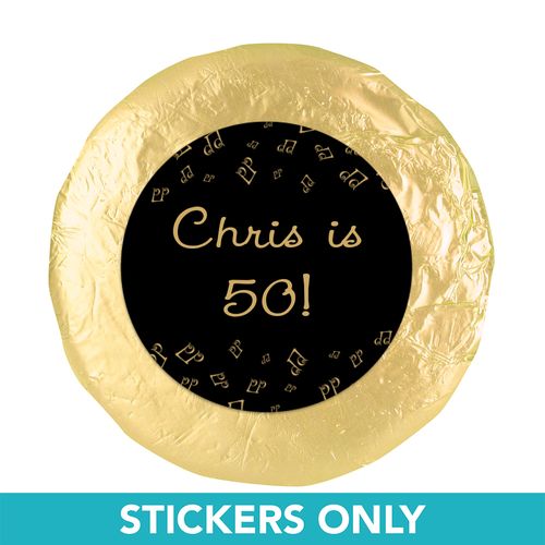 Birthday Golden Oldie 1.25" Sticker (48 Stickers)