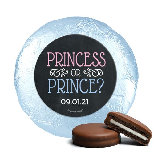 Personalized Bonnie Marcus Gender Reveal Princess or Prince Chocolate Covered Oreos