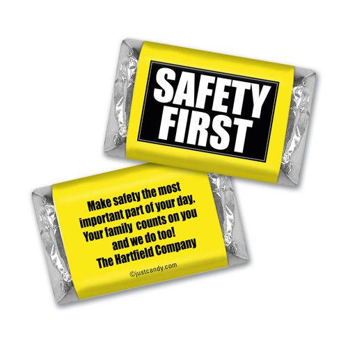 Personalized Business Promotional Safety First Hershey's Miniatures