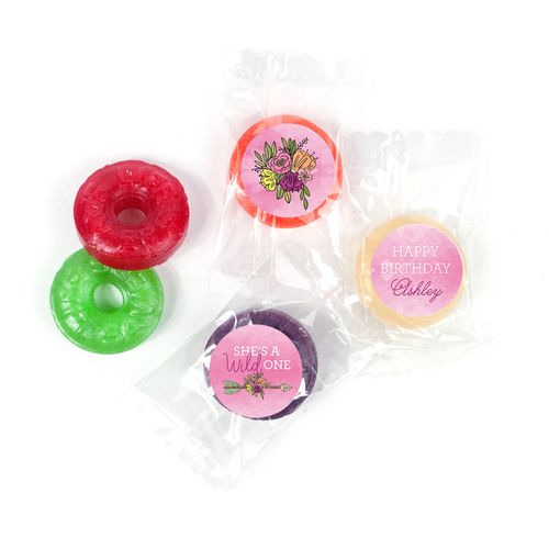 Personalized Birthday She's a Wild One LifeSavers 5 Flavor Hard Candy