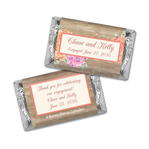 Bonnie Marcus Collection Mini Candy Bar Wrapper Blooming Joy Engagement Announcement