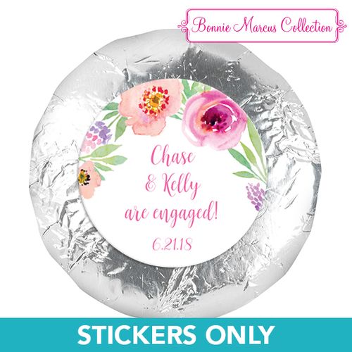 Bonnie Marcus Collection Wedding Engagement Party Favors 1.25" Stickers (48 Stickers)