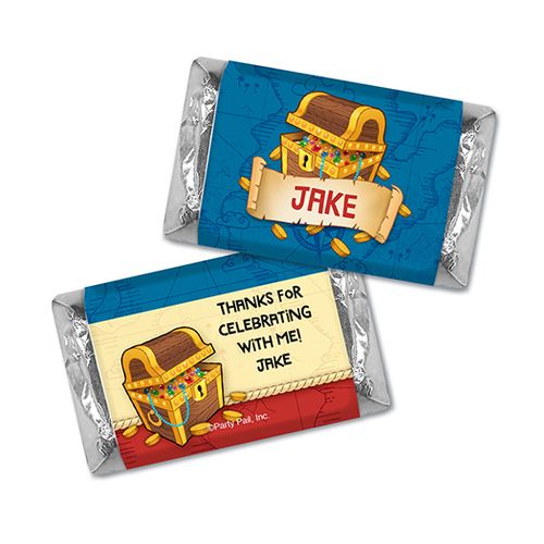 Personalized Birthday Pirates Hershey's Miniatures