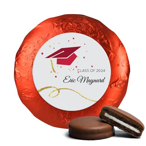 Graduation Chocolate Covered Oreos Cap & Confetti