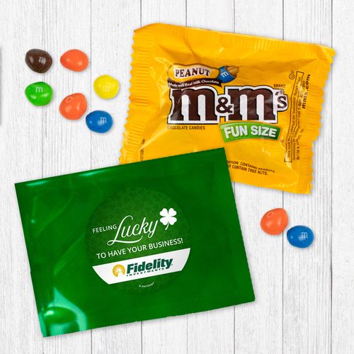 Personalized St. Patricks's Day Feeling Lucky Peanut M&Ms