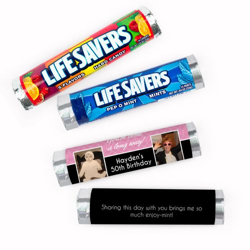 Personalized Birthday You've Come a Long Way Lifesavers Rolls (20 Rolls)