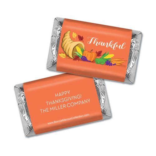 Personalized Bonnie Marcus Thanksgiving Bountiful Thanks Hershey's Miniatures