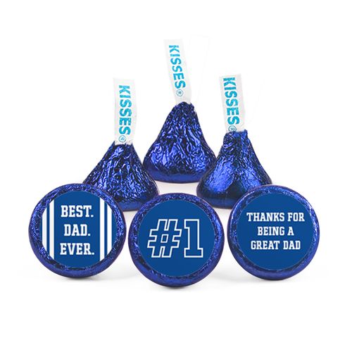 Personalized Father's Day #1 Dad Hershey's Kisses