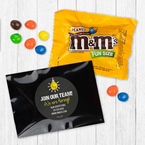 Personalized Promotional We are Hiring Peanut M&Ms
