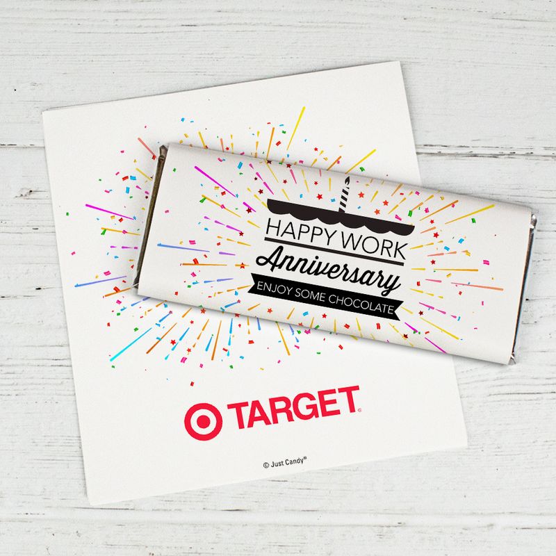 Personalized Work Anniversary Logo It's Crunch Time Chocolate Bar ...