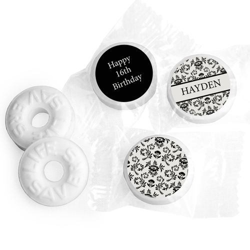 Birthday Personalized Life Savers Mints Jacquard Pattern