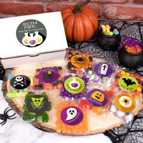 Personalized Halloween Care Package Candy Gift Box - Pick Your Poison