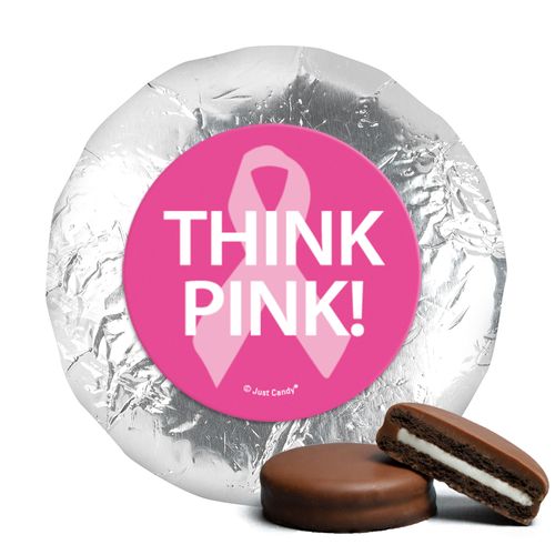 Personalized Bonnie Marcus Breast Cancer Awareness Simply Pink Chocolate Covered Oreos