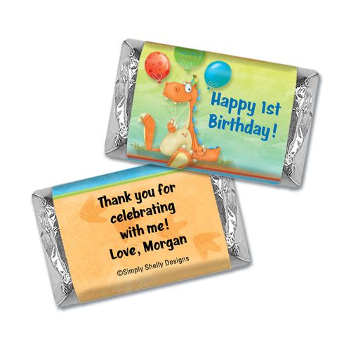 Personalized First Birthday Mini Wrappers