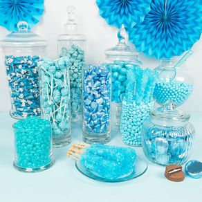 Light Blue Premium Candy Buffet