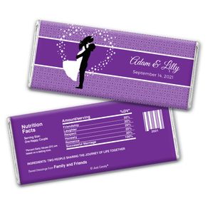 Personalized Wedding Reception Favors Hershey's Chocolate Bar & Wrapper