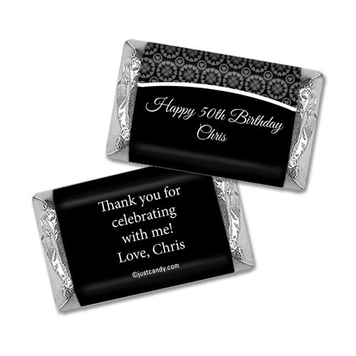 Birthday Personalized Hershey's Miniatures Wrappers Patterned