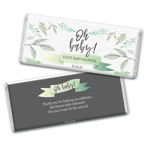 Baby Shower Personalized Chocolate Bar Oh Baby!