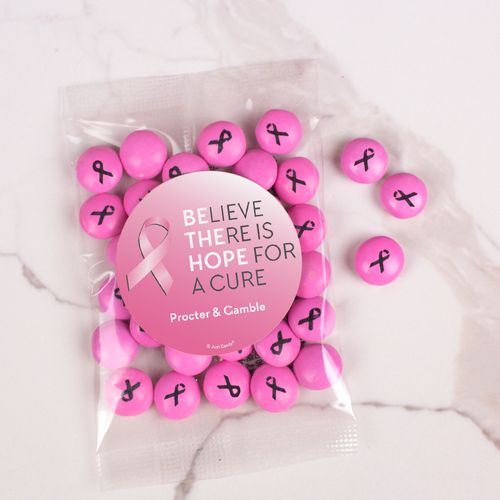 Personalized Breast Cancer Awareness Be the Hope Candy Bag with JC Chocolate Minis