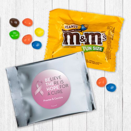 Personalized Breast Cancer Awareness Be the Hope Peanut M&Ms